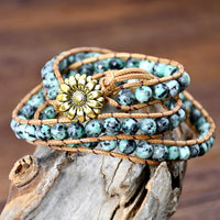 Shearoot Turquoise Bloom Wrap